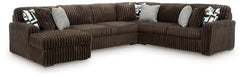 Midnight-Madness Sectional with Chaise - US Furniture & Mattress (Waterbury,CT)*