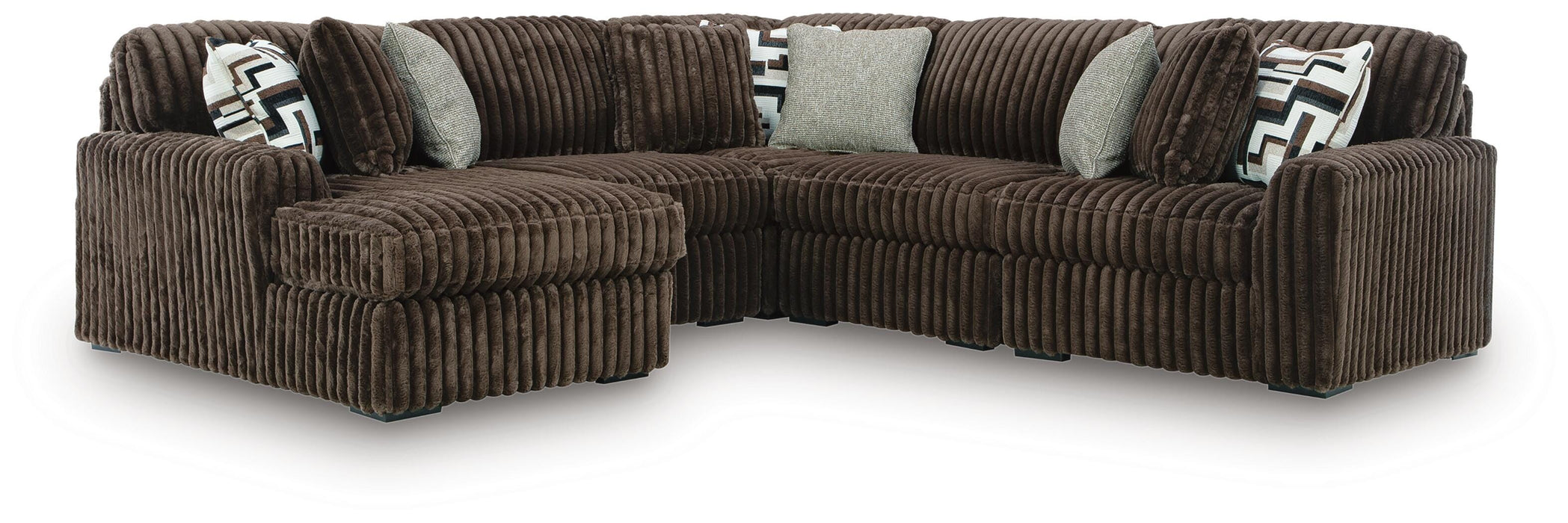 Midnight-Madness Sectional with Chaise - US Furniture & Mattress (Waterbury,CT)*