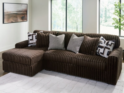 Midnight-Madness Sectional Sofa with Chaise - US Furniture & Mattress (Waterbury,CT)*