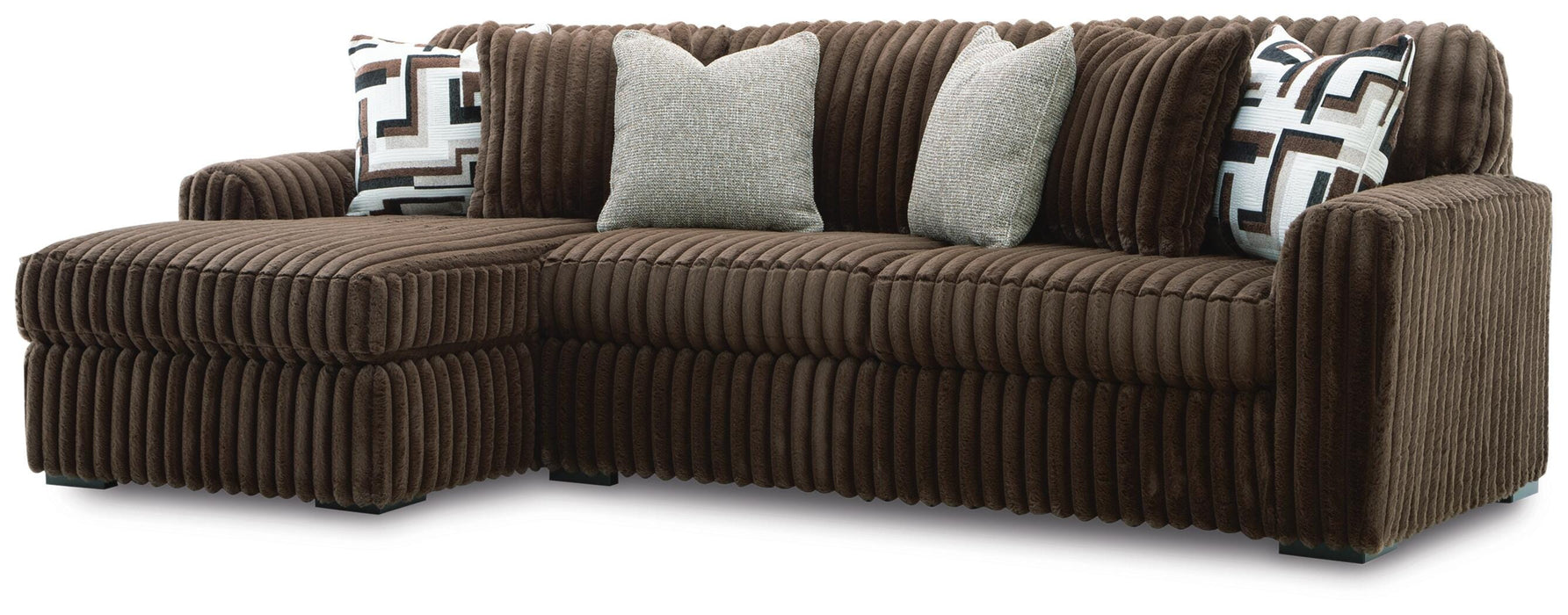 Midnight-Madness Sectional Sofa with Chaise - US Furniture & Mattress (Waterbury,CT)*