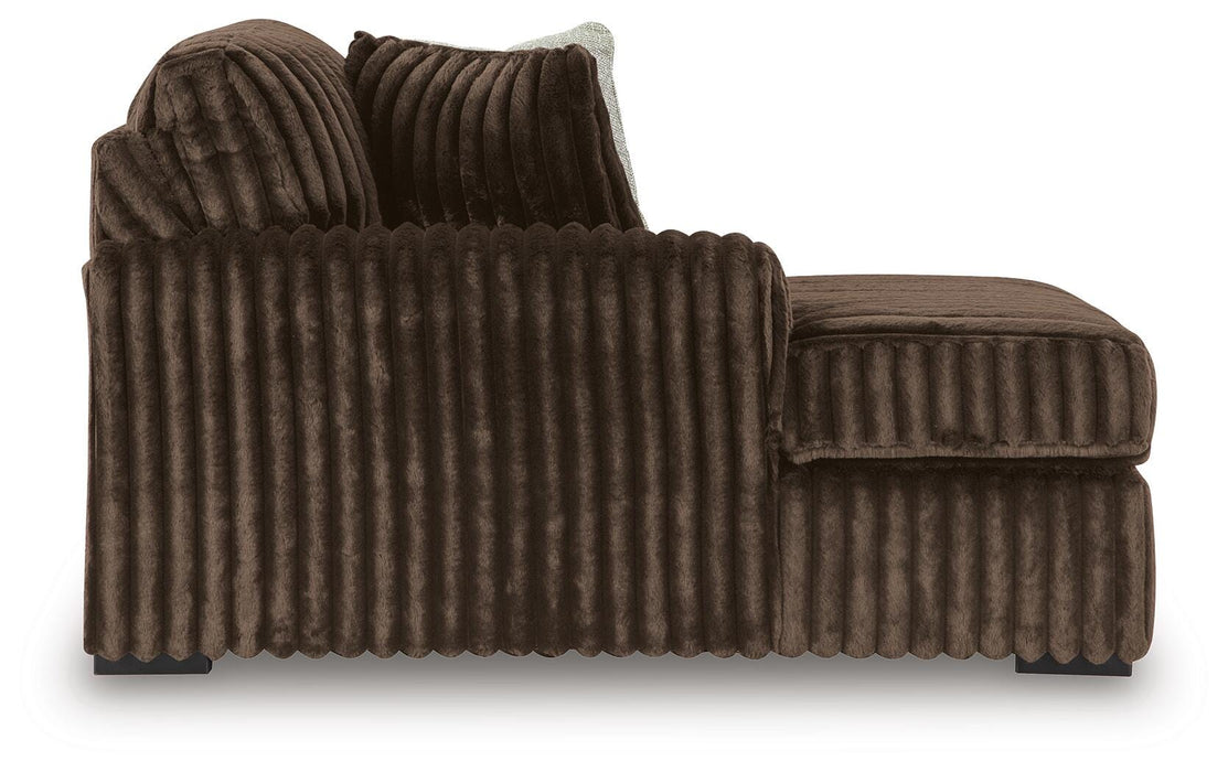 Midnight-Madness Sectional with Chaise - US Furniture & Mattress (Waterbury,CT)*
