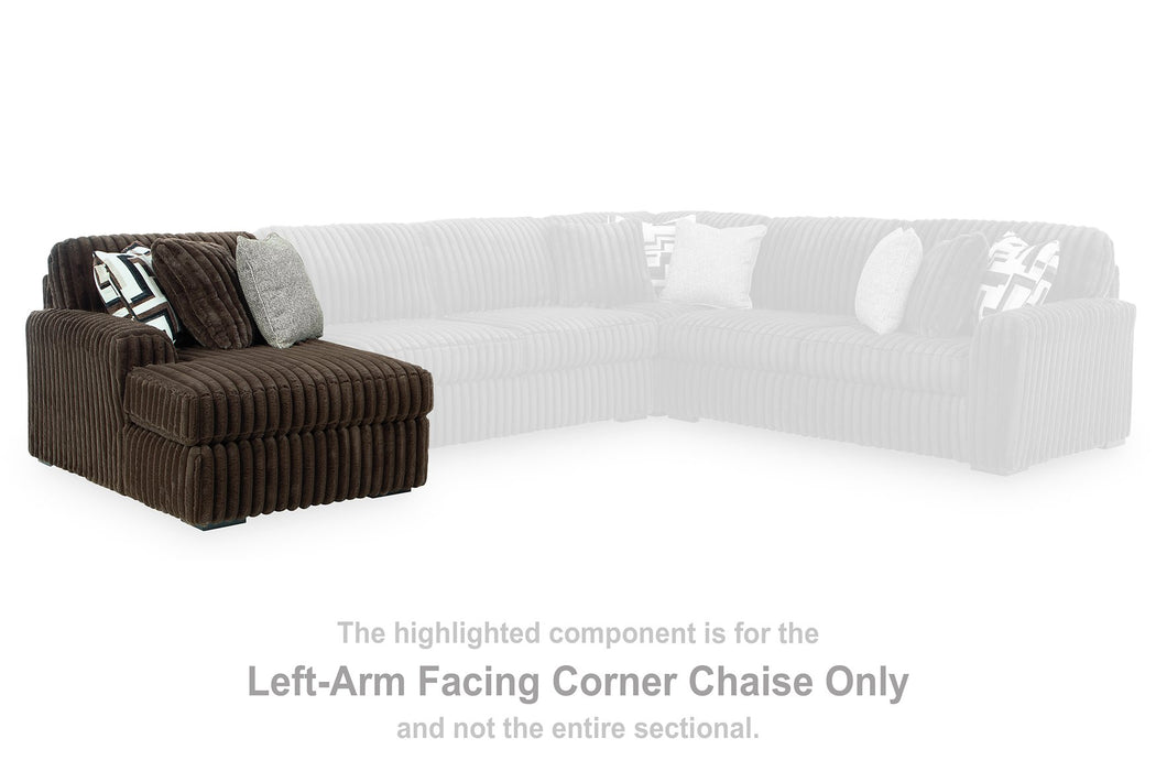 Midnight-Madness Sectional with Chaise - US Furniture & Mattress (Waterbury,CT)*