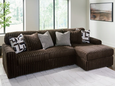 Midnight-Madness Sectional Sofa with Chaise - US Furniture & Mattress (Waterbury,CT)*