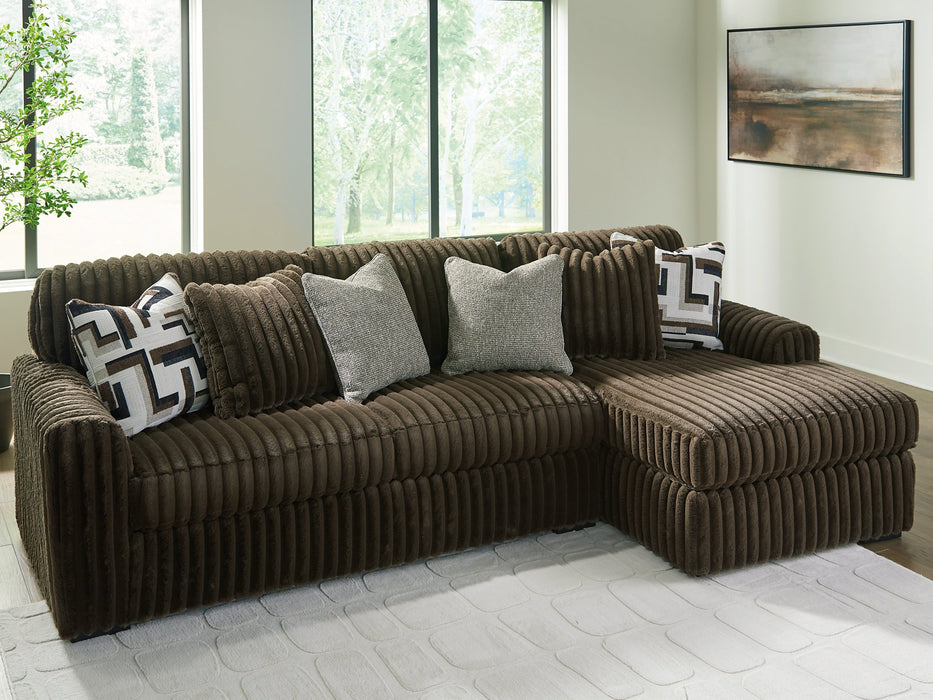 Midnight-Madness Sectional Sofa with Chaise