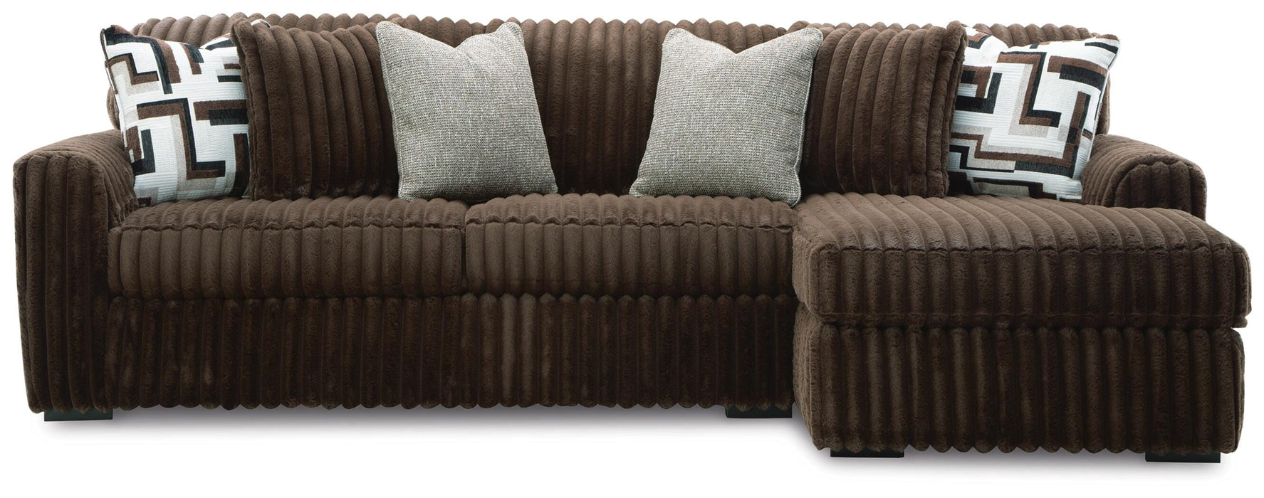 Midnight-Madness Sectional Sofa with Chaise - US Furniture & Mattress (Waterbury,CT)*