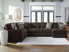 Midnight-Madness Sectional with Chaise - US Furniture & Mattress (Waterbury,CT)*