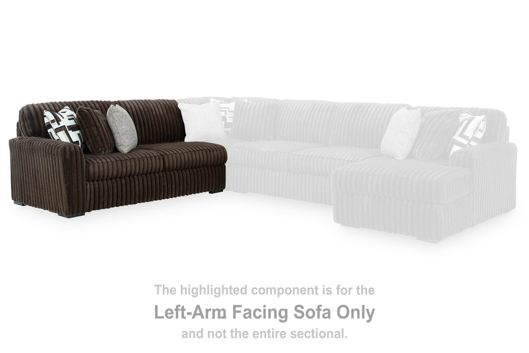 Midnight-Madness Sectional with Chaise - US Furniture & Mattress (Waterbury,CT)*