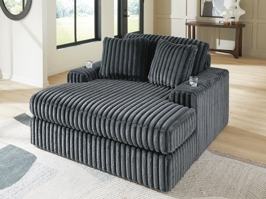 Midnight-Madness Oversized Chaise - US Furniture & Mattress (Waterbury,CT)*