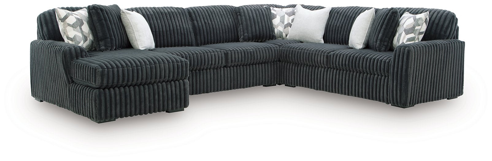Midnight-Madness Sectional with Chaise - US Furniture & Mattress (Waterbury,CT)*