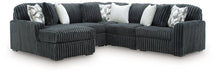 Midnight-Madness Sectional with Chaise - US Furniture & Mattress (Waterbury,CT)*