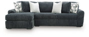 Midnight-Madness Sectional Sofa with Chaise - US Furniture & Mattress (Waterbury,CT)*