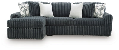 Midnight-Madness Sectional Sofa with Chaise - US Furniture & Mattress (Waterbury,CT)*