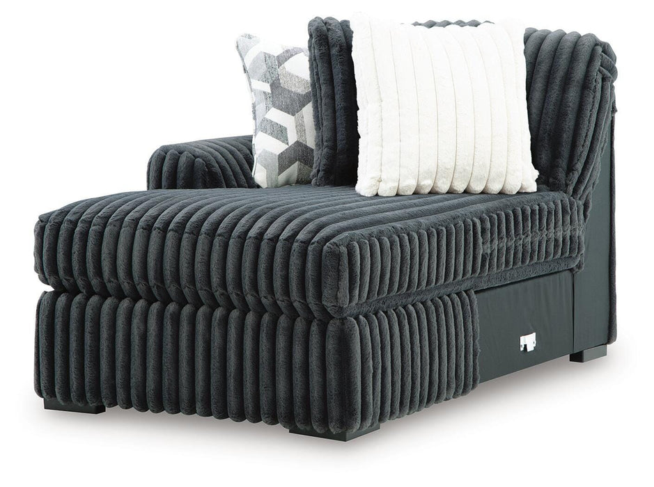 Midnight-Madness Sectional Sofa with Chaise - US Furniture & Mattress (Waterbury,CT)*