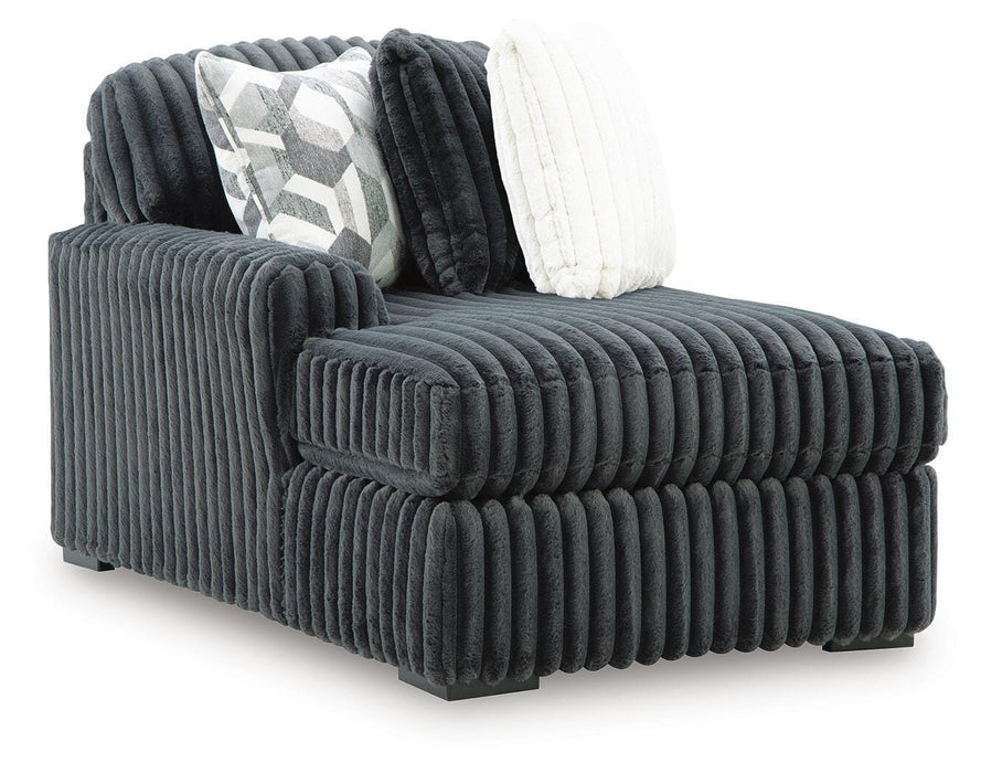 Midnight-Madness Sectional with Chaise - US Furniture & Mattress (Waterbury,CT)*
