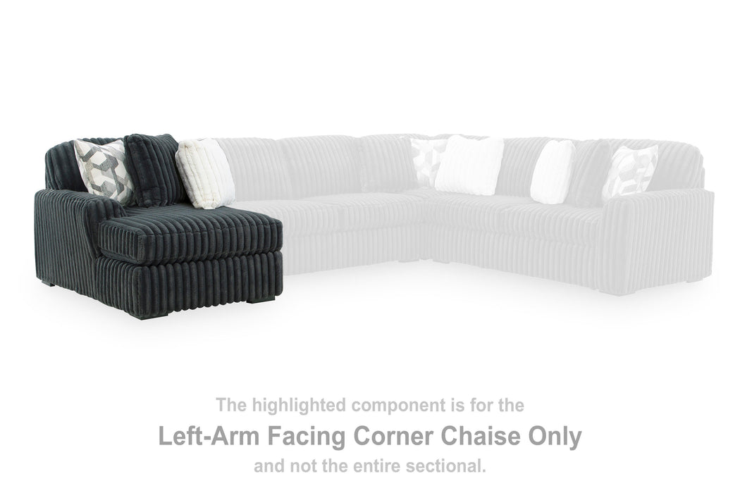 Midnight-Madness Sectional Sofa with Chaise - US Furniture & Mattress (Waterbury,CT)*