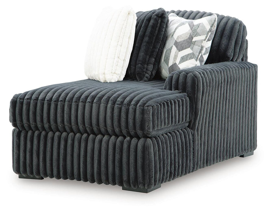Midnight-Madness Sectional with Chaise - US Furniture & Mattress (Waterbury,CT)*