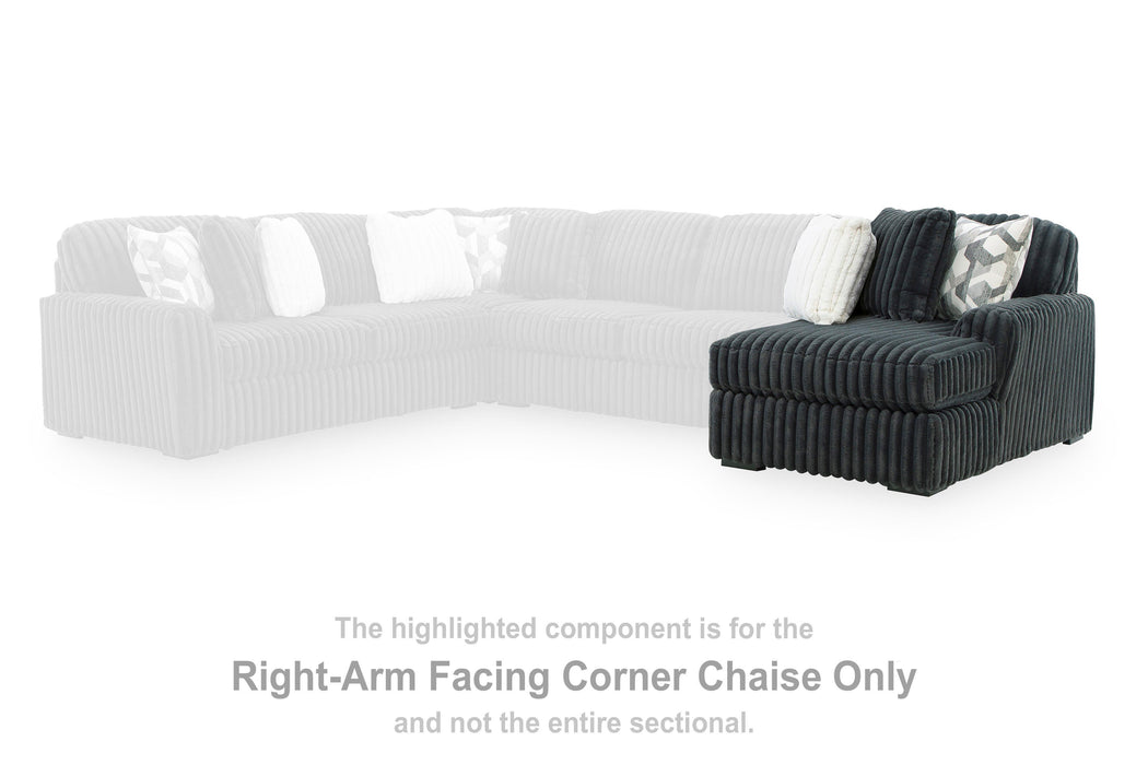 Midnight-Madness Sectional Sofa with Chaise - US Furniture & Mattress (Waterbury,CT)*