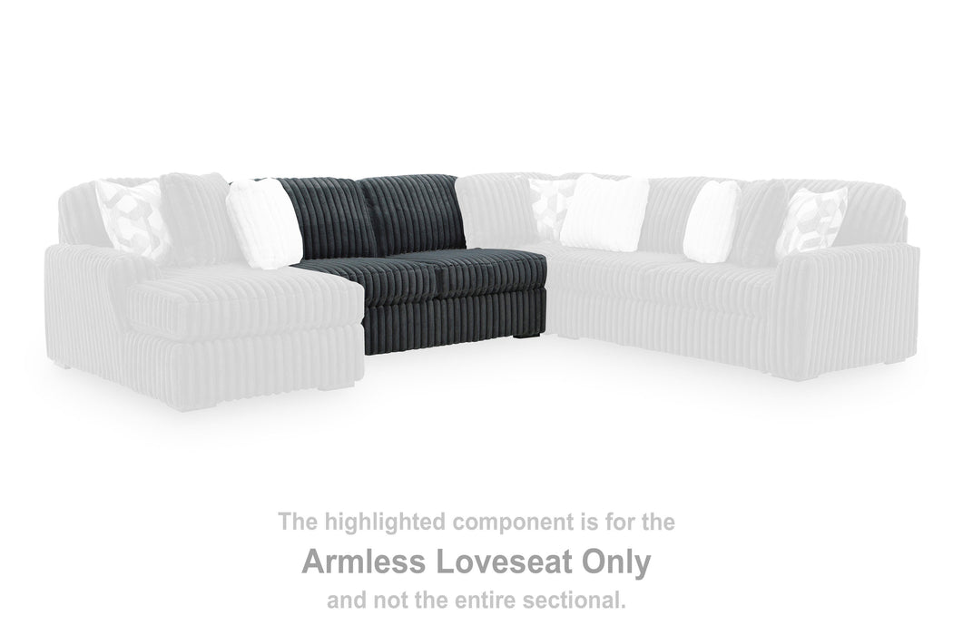 Midnight-Madness Sectional with Chaise - US Furniture & Mattress (Waterbury,CT)*