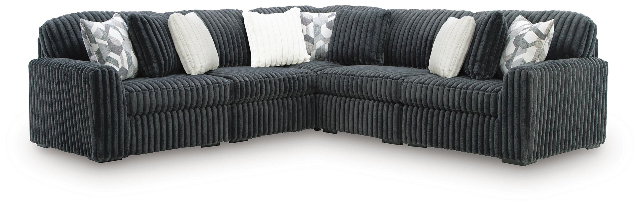 Midnight-Madness Sectional - US Furniture & Mattress (Waterbury,CT)*