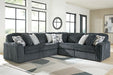 Midnight-Madness Sectional - US Furniture & Mattress (Waterbury,CT)*