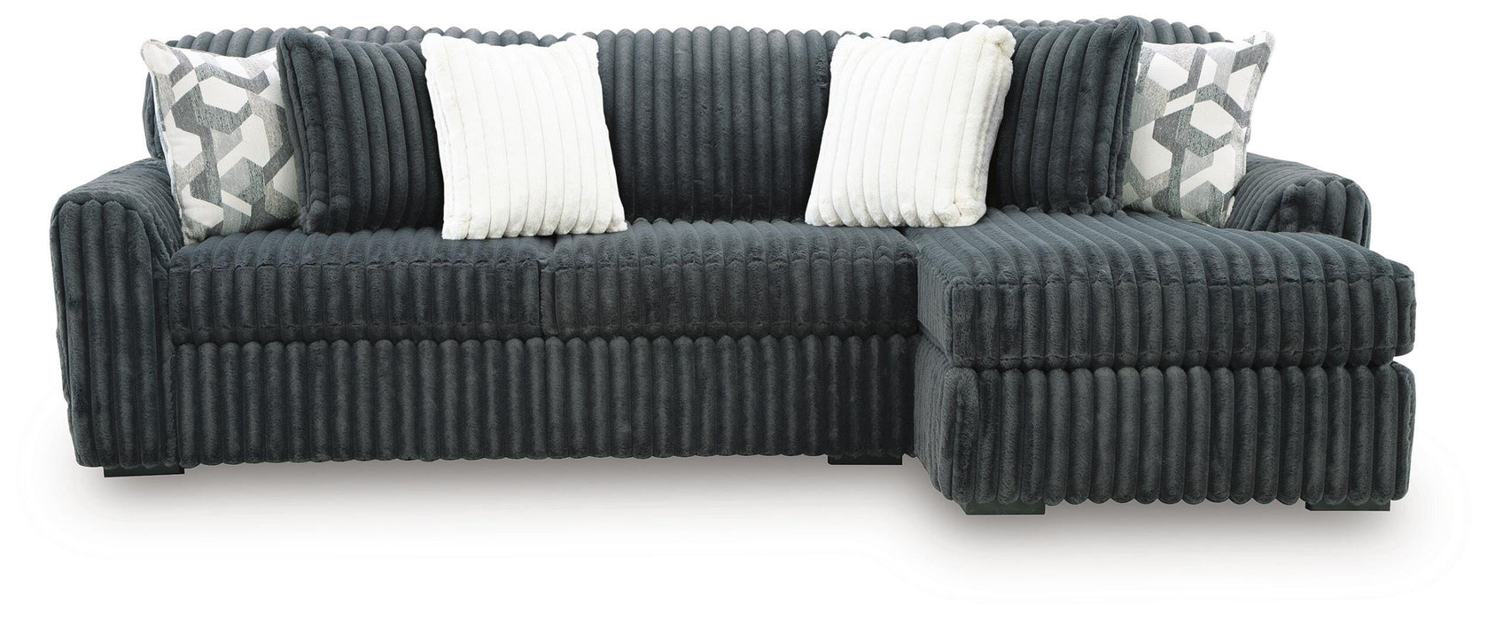 Midnight-Madness Sectional Sofa with Chaise - US Furniture & Mattress (Waterbury,CT)*