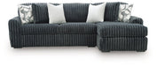 Midnight-Madness Sectional Sofa with Chaise - US Furniture & Mattress (Waterbury,CT)*