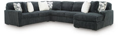 Midnight-Madness Sectional with Chaise - US Furniture & Mattress (Waterbury,CT)*