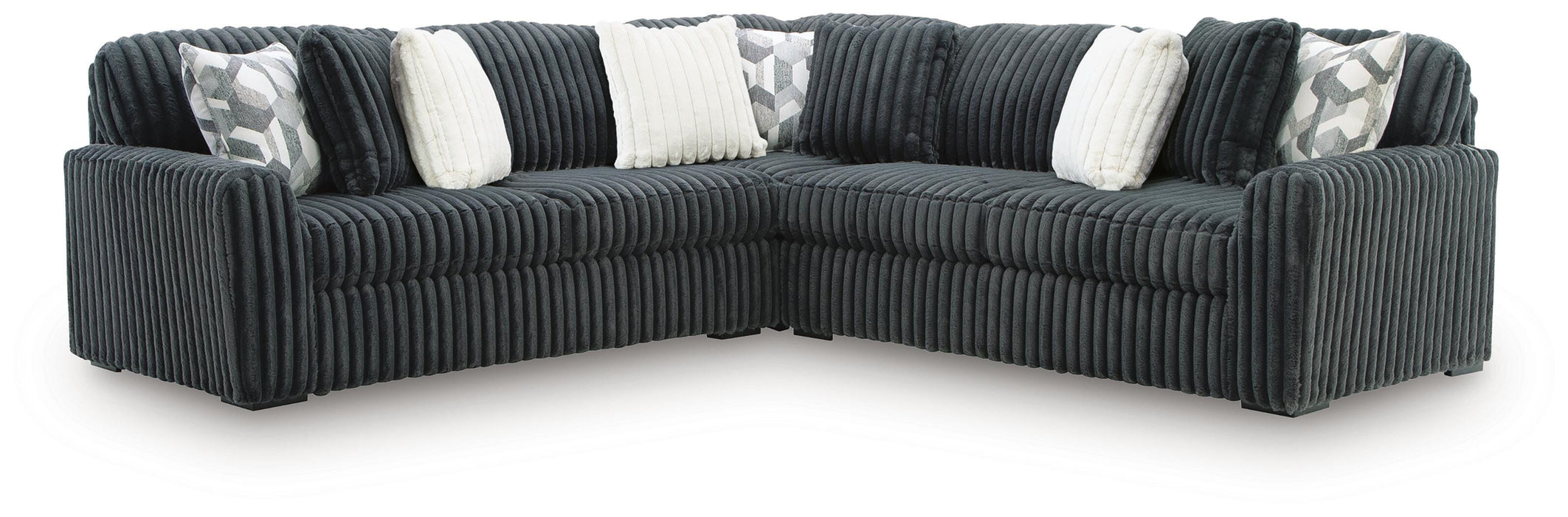 Midnight-Madness Sectional - US Furniture & Mattress (Waterbury,CT)*