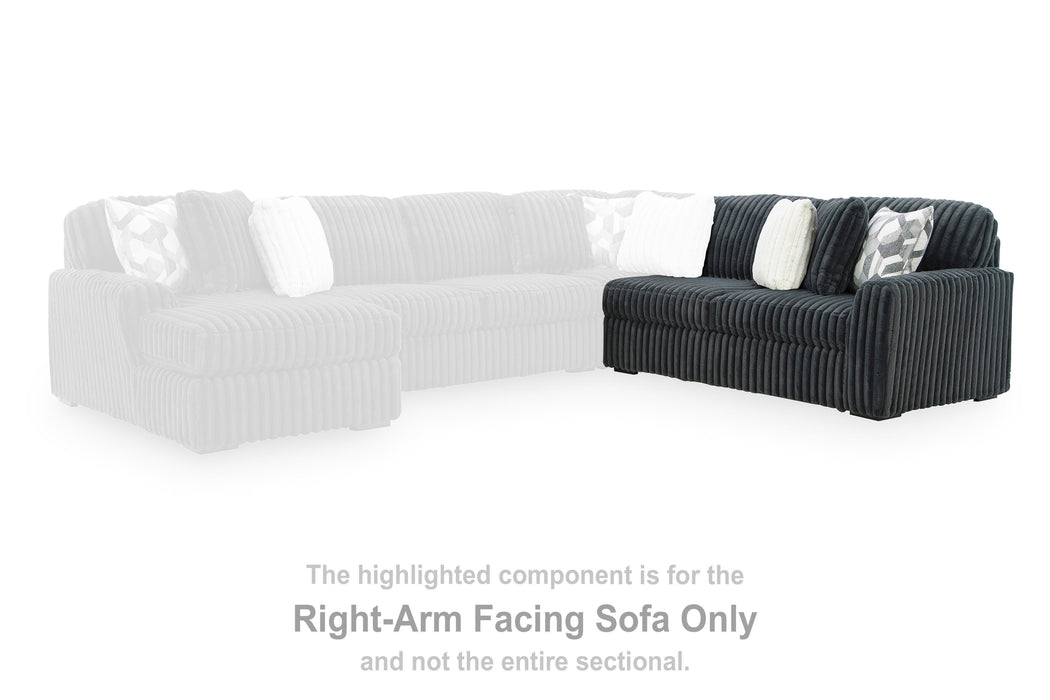 Midnight-Madness Sectional Sofa with Chaise - US Furniture & Mattress (Waterbury,CT)*