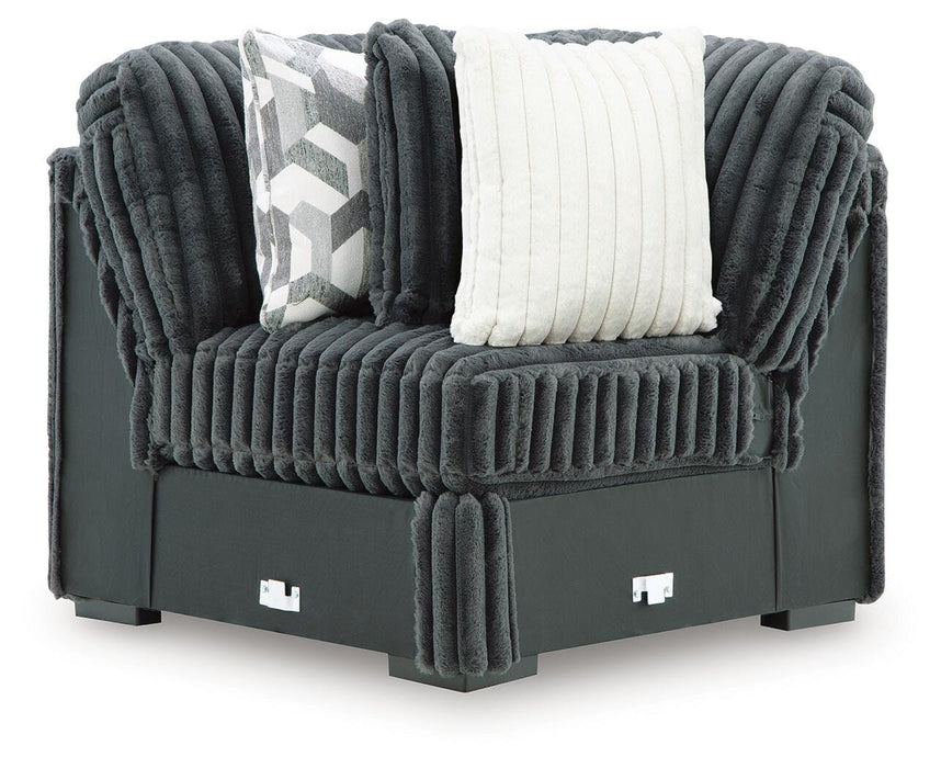 Midnight-Madness Sectional - US Furniture & Mattress (Waterbury,CT)*
