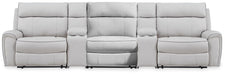 Social Pointe Reclining Sectional with Storage Consoles - US Furniture & Mattress (Waterbury,CT)*