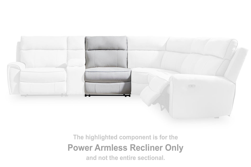 Social Pointe Reclining Sectional with Storage Consoles - US Furniture & Mattress (Waterbury,CT)*