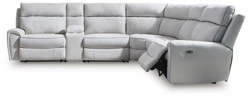 Social Pointe Reclining Sectional with Storage Console - US Furniture & Mattress (Waterbury,CT)*