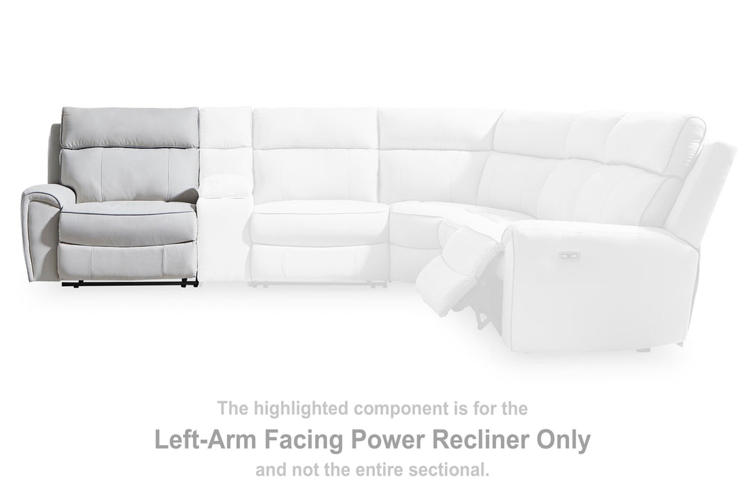 Social Pointe Reclining Sectional with Storage Consoles - US Furniture & Mattress (Waterbury,CT)*