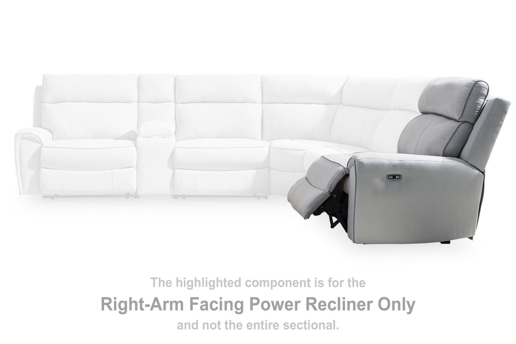 Social Pointe Reclining Sectional with Storage Consoles - US Furniture & Mattress (Waterbury,CT)*