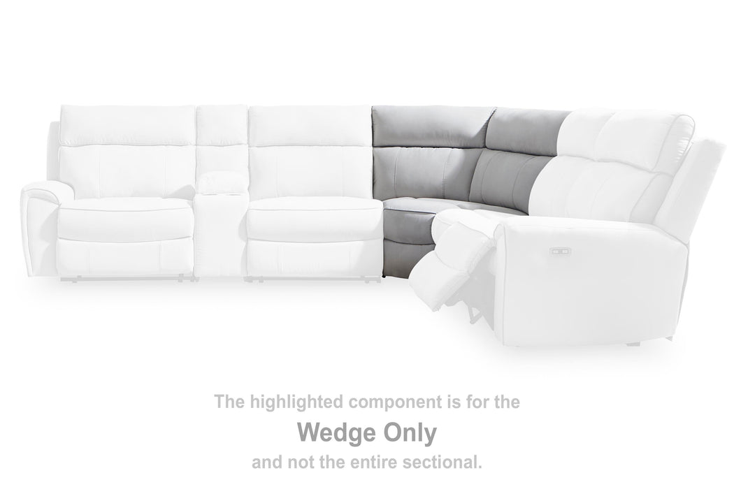 Social Pointe Reclining Sectional with Storage Consoles - US Furniture & Mattress (Waterbury,CT)*