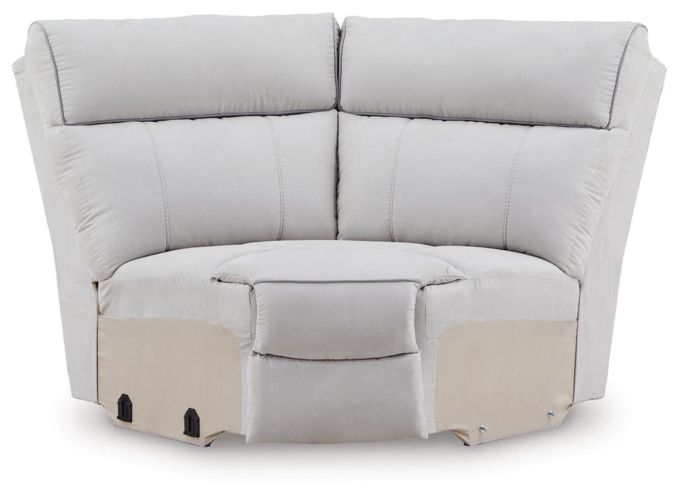 Social Pointe Reclining Sectional with Storage Consoles - US Furniture & Mattress (Waterbury,CT)*