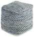 Chevron Pouf - US Furniture & Mattress (Waterbury,CT)*