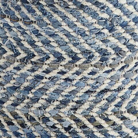 Chevron Pouf - US Furniture & Mattress (Waterbury,CT)*