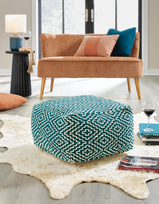 Brynnsen Pouf - US Furniture & Mattress (Waterbury,CT)*