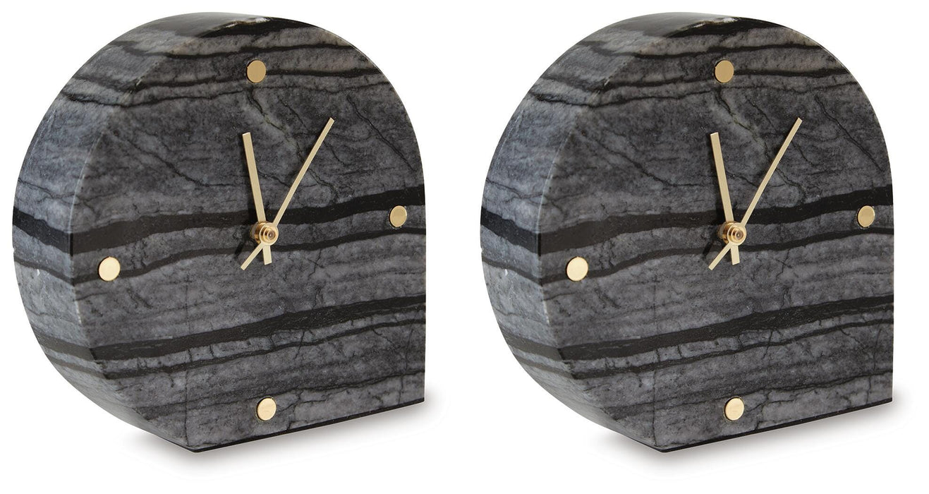 Janmour Table Clock (Set of 2) - US Furniture & Mattress (Waterbury,CT)*