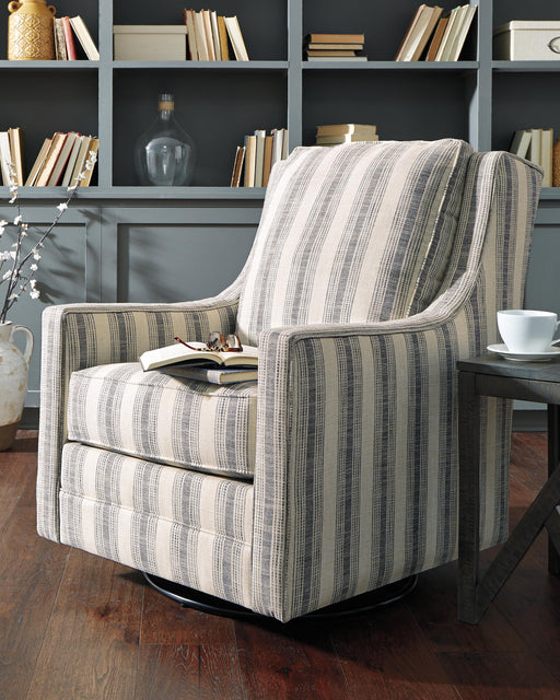 Kambria Swivel Glider Accent Chair - US Furniture & Mattress (Waterbury,CT)*