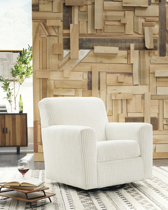 Herstow Swivel Glider Accent Chair - US Furniture & Mattress (Waterbury,CT)*
