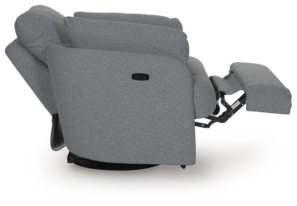 Alainmont Next-Gen Nuvella Swivel Power Recliner - US Furniture & Mattress (Waterbury,CT)*