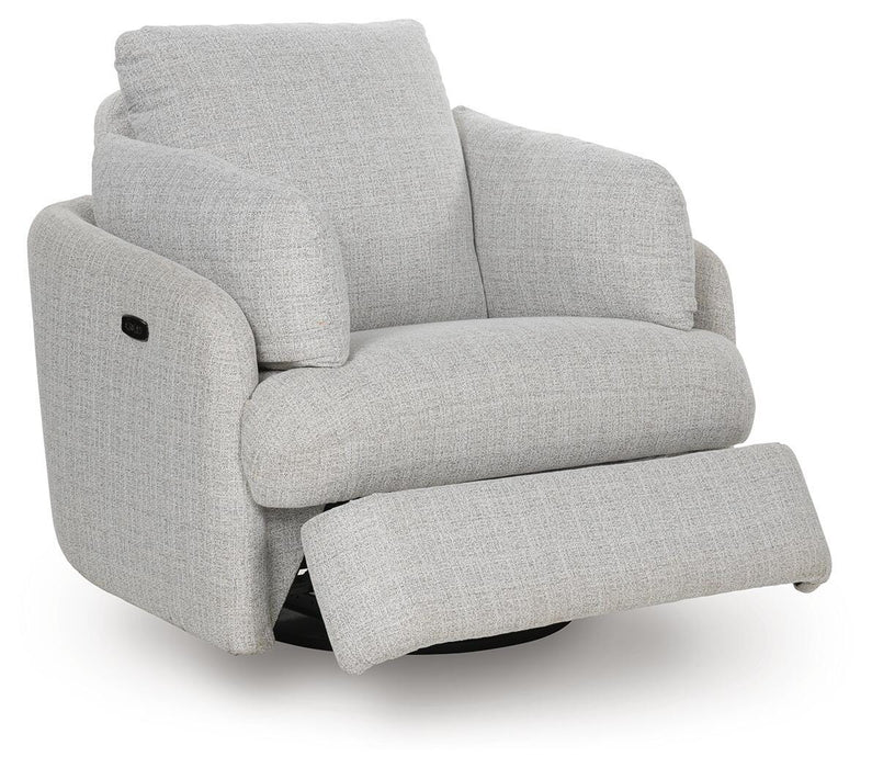 Alainmont Next-Gen Nuvella Swivel Power Recliner - US Furniture & Mattress (Waterbury,CT)*