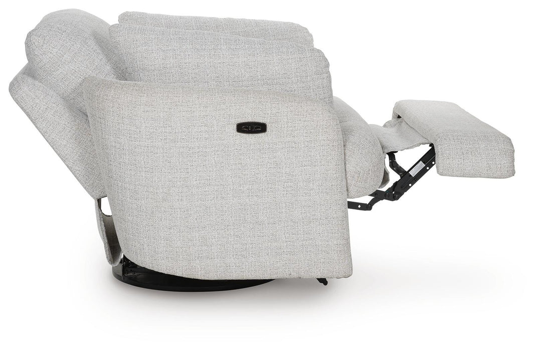 Alainmont Next-Gen Nuvella Swivel Power Recliner - US Furniture & Mattress (Waterbury,CT)*