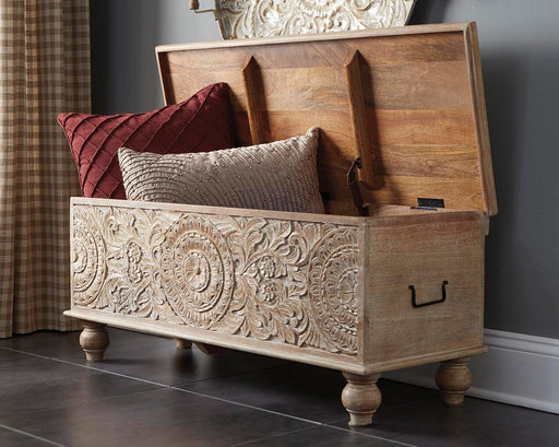 Fossil Ridge Storage Bench - US Furniture & Mattress (Waterbury,CT)*