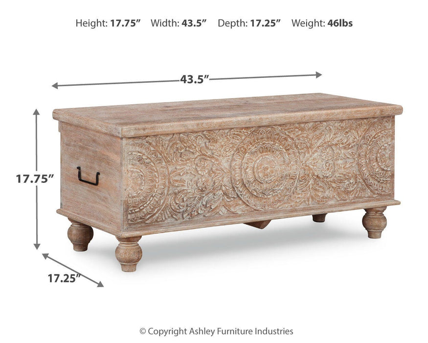 Fossil Ridge Storage Bench - US Furniture & Mattress (Waterbury,CT)*