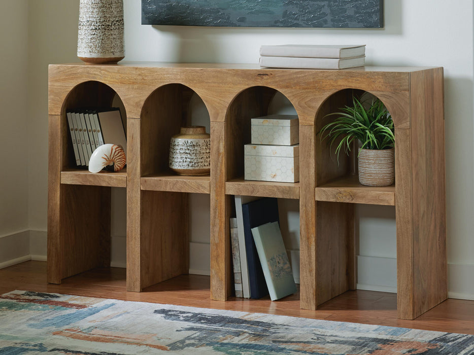 Luzmanacy Console Sofa Table - US Furniture & Mattress (Waterbury,CT)*