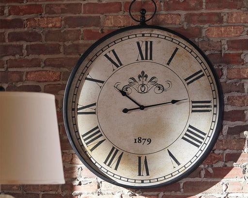 Augustina Wall Clock - US Furniture & Mattress (Waterbury,CT)*
